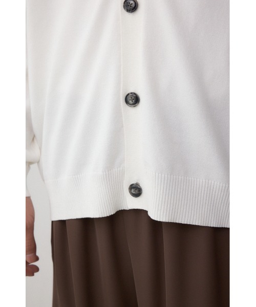 AZUL by moussy（アズールバイマウジー）の「格上げ コンフォータブルカーディガン（カーディガン/ボレロ・メンズ・ブラック/ブルー系その他3/オフホワイト・MEDIUM/LARGE）」の14枚目の写真