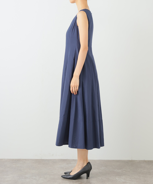 La TOTALITE（ラトータリテ）の「【洗える】パネル切り替えワンピース（ワンピース・レディース・ネイビー/オレンジ/ブラック・36/38）」の21枚目の写真