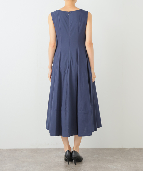 La TOTALITE（ラトータリテ）の「【洗える】パネル切り替えワンピース（ワンピース・レディース・ネイビー/オレンジ/ブラック・36/38）」の20枚目の写真