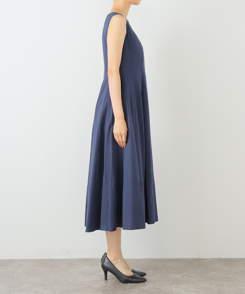 La TOTALITE（ラトータリテ）の「【洗える】パネル切り替えワンピース（ワンピース・レディース・ネイビー/オレンジ/ブラック・36/38）」の19枚目の写真