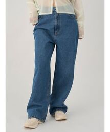 emmi デニムパンツ　新品未使用 PAGEBOY ジーンズ デニム デニムパンツ 「2サイズ展開」ライン