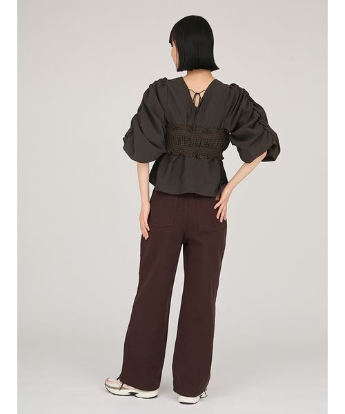 emmi(エミ)の「ルーズデニムパンツ(デニムパンツ・レディース・オフホワイト/ブルー/ブラウン・0/1)」の20枚目の写真