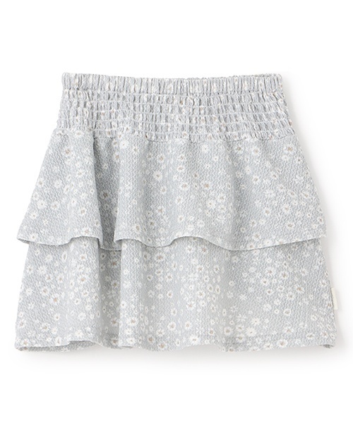 petit main（プティマイン）の「【GOODPRICE】柄フリルスカート（スカート・キッズ・ライトピンク/アイボリー/ネイビー/グレー・110cm/130cm/120cm/100cm/80ｃｍ/90cm）」の3枚目の写真