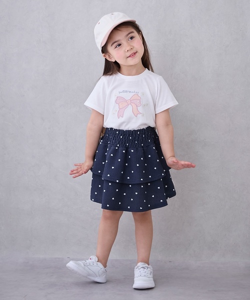 petit main（プティマイン）の「【GOODPRICE】柄フリルスカート（スカート・キッズ・ライトピンク/アイボリー/ネイビー/グレー・110cm/130cm/120cm/100cm/80ｃｍ/90cm）」の6枚目の写真