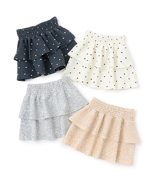 petit main（プティマイン）の「【GOODPRICE】柄フリルスカート（スカート・キッズ・ライトピンク/アイボリー/ネイビー/グレー・110cm/130cm/120cm/100cm/80ｃｍ/90cm）」の14枚目の写真