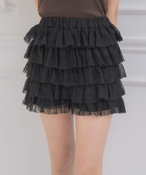 ems excite（エムズエキサイト）の「ティアードフリルSPT（その他パンツ・レディース・レオパード/ブラック/オフホワイト・FREE）」の12枚目の写真