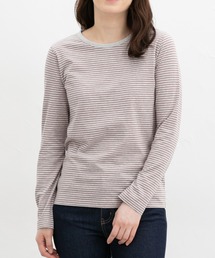 CINEMA CLUB シネマクラブ　長袖Tシャツ グリーン ストライプ CINEMA CLUB シネマクラブ 長袖Tシャツ グリーン ストライプ