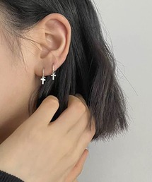 B.I.D.（ビーアイディー）の「《Bz》シンプルチャームリングピアス/ペア(RZ)（ピアス（両耳用））」