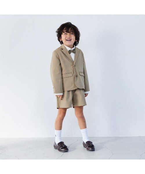 Fluffy BROTHERS（フラッフィーブラザーズ）の「BOYSセットアップシャツ（シャツ/ブラウス・キッズ・ブラウン/オフホワイト・100/110/120/130/140）」の13枚目の写真