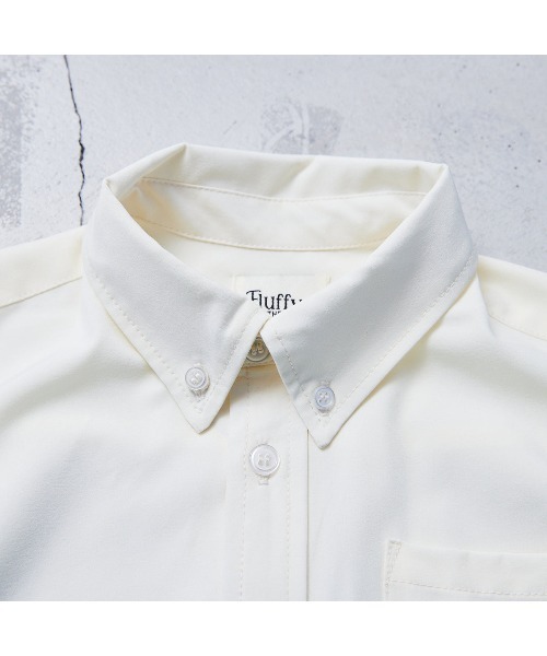 Fluffy BROTHERS（フラッフィーブラザーズ）の「BOYSセットアップシャツ（シャツ/ブラウス・キッズ・ブラウン/オフホワイト・100/110/120/130/140）」の7枚目の写真