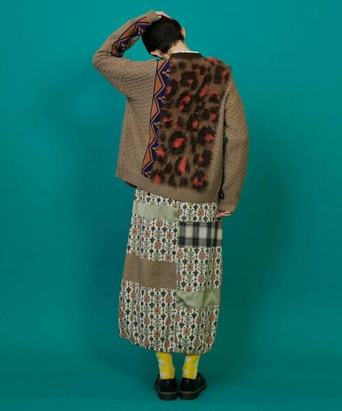 FRAPBOIS（フラボア）の「レオパーカーデ（カーディガン/ボレロ・レディース・グレー/ブラウン・2/1）」の17枚目の写真