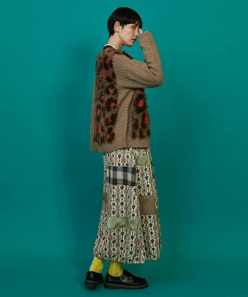 FRAPBOIS（フラボア）の「レオパーカーデ（カーディガン/ボレロ・レディース・グレー/ブラウン・2/1）」の18枚目の写真