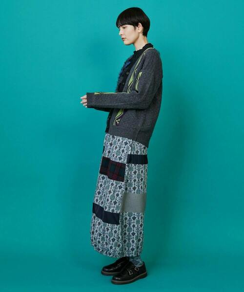 FRAPBOIS（フラボア）の「レオパーカーデ（カーディガン/ボレロ・レディース・グレー/ブラウン・2/1）」の9枚目の写真