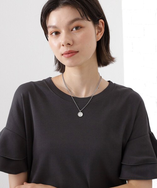 THE SHOP TK （ザ ショップ ティーケー ）の「コインチェーン2WAYショートネックレス（ネックレス・レディース・ゴールド/シルバー・00）」の10枚目の写真