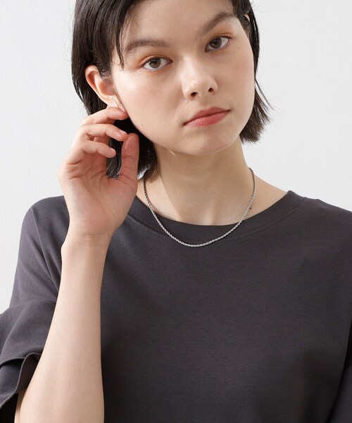 THE SHOP TK （ザ ショップ ティーケー ）の「コインチェーン2WAYショートネックレス（ネックレス・レディース・ゴールド/シルバー・00）」の3枚目の写真