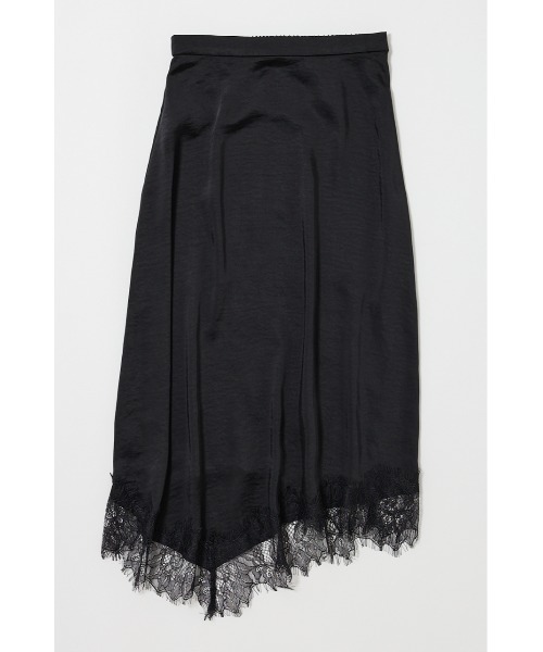 MOUSSY（マウジー）の「LACE TRIM SLIP スカート（スカート・レディース・オフホワイト/ブラック・FREE）」の3枚目の写真