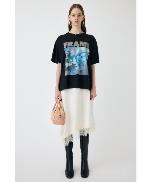 MOUSSY（マウジー）の「LACE TRIM SLIP スカート（スカート・レディース・オフホワイト/ブラック・FREE）」の6枚目の写真