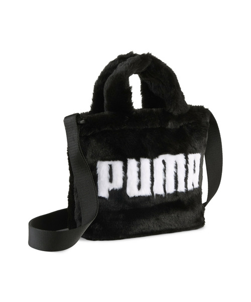 PUMA(プーマ)の「PUMA プーマ ウィメンズ UP FAUX ファー ミニ ショッパーバッグ 1.5L(ショルダーバッグ・レディース・グレー系その他/ブルー系その他/ブラック・フリー)」の15枚目の写真