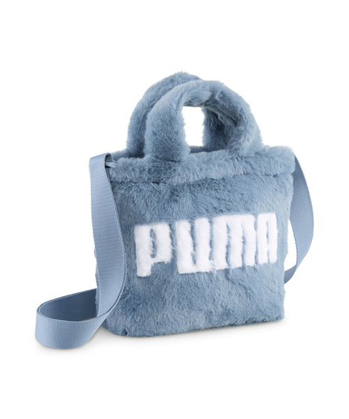PUMA(プーマ)の「PUMA プーマ ウィメンズ UP FAUX ファー ミニ ショッパーバッグ 1.5L(ショルダーバッグ・レディース・グレー系その他/ブルー系その他/ブラック・フリー)」の11枚目の写真