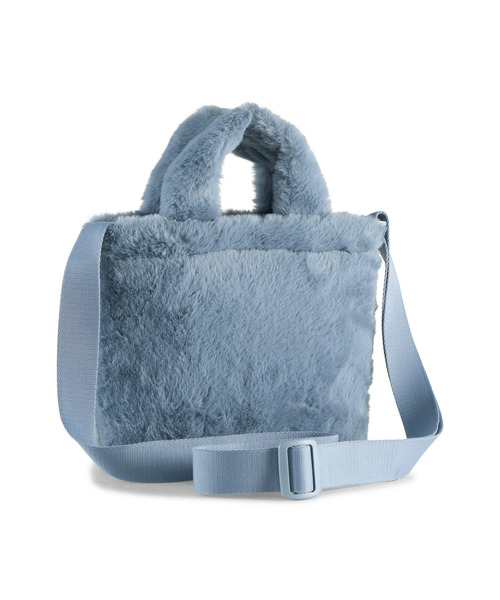 PUMA(プーマ)の「PUMA プーマ ウィメンズ UP FAUX ファー ミニ ショッパーバッグ 1.5L(ショルダーバッグ・レディース・グレー系その他/ブルー系その他/ブラック・フリー)」の10枚目の写真