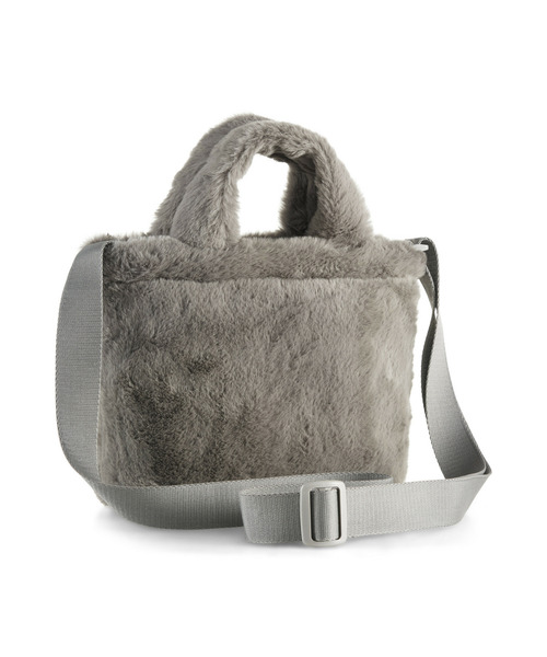 PUMA(プーマ)の「PUMA プーマ ウィメンズ UP FAUX ファー ミニ ショッパーバッグ 1.5L(ショルダーバッグ・レディース・グレー系その他/ブルー系その他/ブラック・フリー)」の6枚目の写真