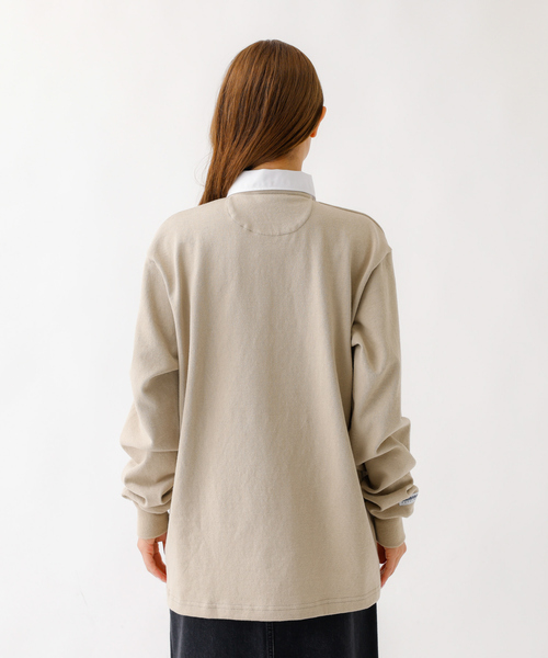 Barbarian(バーバリアン)の「【BARBARRIAN / バーバリアン】12oz HEAVY WEIGHT/ポロシャツ/ラガーシャツ/ユニセックス【WEB限定】(ポロシャツ・メンズ・ベージュ・S/M/L/XL)」の15枚目の写真