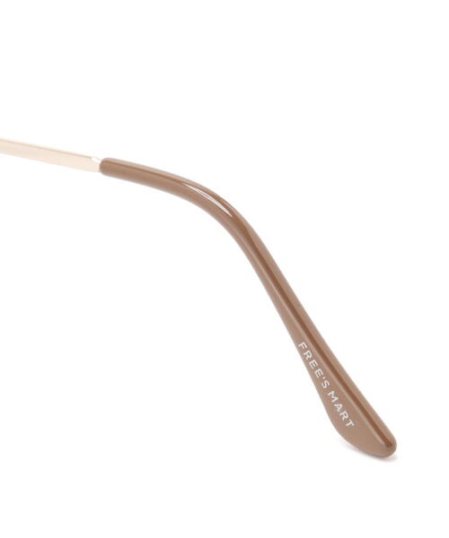 FREE'S MART（フリーズマート）の「ラウンドサングラス（サングラス・レディース・ホワイト/ブラウン・ﾌﾘ-）」の8枚目の写真