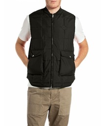 REPLAY｜リプレイ（メンズ）のダウンベスト（ブラック/黒色系）通販