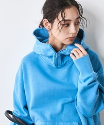 CHIC STYLE | 綿100％ピグメント染裏起毛フーディ＜大きいサイズ有＞シックスタイル(パーカー)