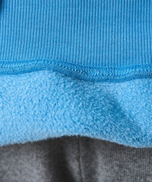 CHIC STYLE（シックスタイル）の「綿100％ピグメント染裏起毛フーディ＜大きいサイズ有＞シックスタイル（パーカー・レディース・ブルー/スミクロ・5L/4L/3L/LL/L/M）」の5枚目の写真