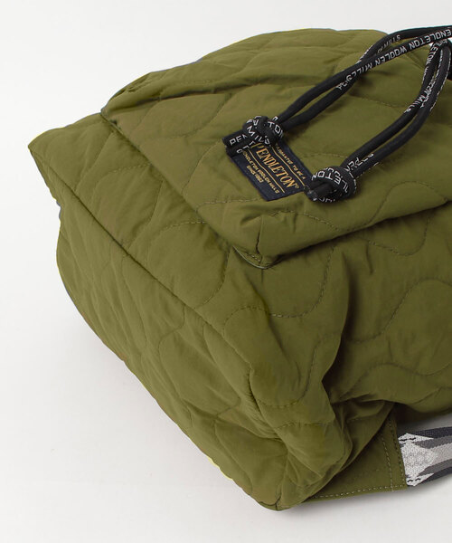 PENDLETON(ペンドルトン)の「キルティング・ナップサック(バックパック/リュック・メンズ・グリーン系その他/ブラック系その他・ONE SIZE)」の22枚目の写真