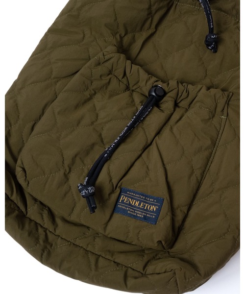 PENDLETON(ペンドルトン)の「キルティング・ナップサック(バックパック/リュック・メンズ・グリーン系その他/ブラック系その他・ONE SIZE)」の18枚目の写真