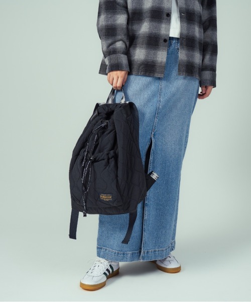 PENDLETON(ペンドルトン)の「キルティング・ナップサック(バックパック/リュック・メンズ・グリーン系その他/ブラック系その他・ONE SIZE)」の6枚目の写真