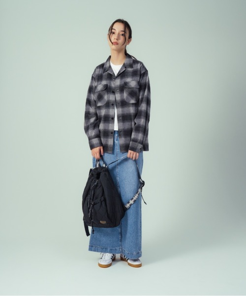 PENDLETON(ペンドルトン)の「キルティング・ナップサック(バックパック/リュック・メンズ・グリーン系その他/ブラック系その他・ONE SIZE)」の7枚目の写真