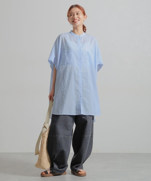 studio CLIP（スタディオクリップ）の「バレルデニムパンツ[プチ・プラスサイズあり]《CLIP denim》（デニムパンツ・レディース・ブルー/ブラウン/ブラック・LARGE/ﾌﾘｰ(L)/PF/MEDIUM）」の12枚目の写真