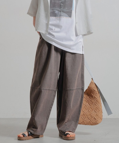 studio CLIP（スタディオクリップ）の「バレルデニムパンツ[プチ・プラスサイズあり]《CLIP denim》（デニムパンツ・レディース・ブルー/ブラウン/ブラック・LARGE/ﾌﾘｰ(L)/PF/MEDIUM）」の15枚目の写真