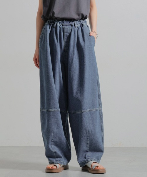 セール】バレルデニムパンツ[プチ・プラスサイズあり]《CLIP denim