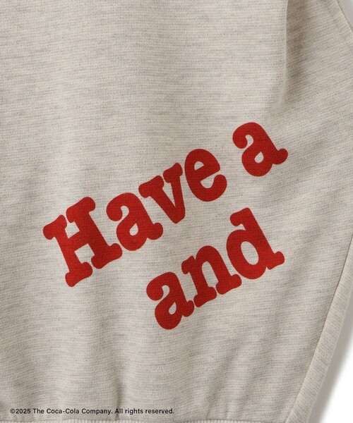 Coca Cola（コカコーラ）の「【Coca-Cola】【汗染み加工・セットアップ対応】ラメ入りミニ裏毛フレンチスリーブTシャツ（Tシャツ/カットソー・レディース・ライトグレー/チャコールグレー/グレー系その他・L/M）」の21枚目の写真