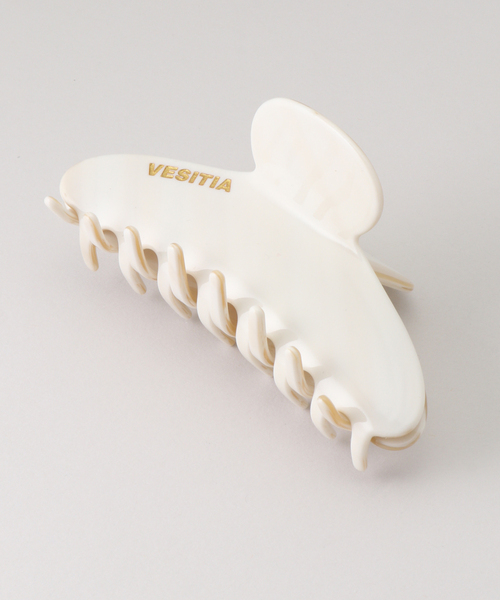 SLOBE IENA（スローブイエナ）の「VESITIA ヘアバレッタ CLAW CLIPS（バレッタ/ヘアクリップ・レディース・キャメル/ホワイト/ブラック/グリーン・FREE）」の3枚目の写真