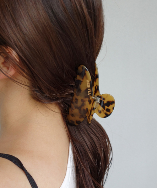 SLOBE IENA（スローブイエナ）の「VESITIA ヘアバレッタ CLAW CLIPS（バレッタ/ヘアクリップ・レディース・キャメル/ホワイト/ブラック/グリーン・FREE）」の15枚目の写真