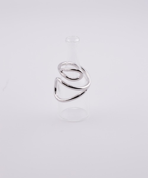 BROTHERHOOD(ブラザーフッド)の「【earyear】Melt Line Flow Ring(リング・レディース・シルバー・FREE)」の1枚目の写真