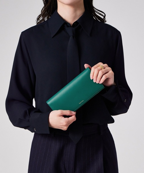 Paul Smith(ポールスミス)の「スワールカットカードレイヤー 長財布 / 555421 W081(財布・レディース・ブルーグリーン/アイボリー・FREE)」の11枚目の写真