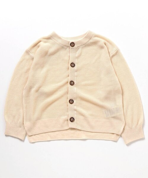 BREEZE（ブリーズ）の「【ジュニア対応】ニットカーディガン（カーディガン/ボレロ・キッズ・レッド/オフホワイト/ネイビー・90/100/110/120/80/130/140）」の2枚目の写真