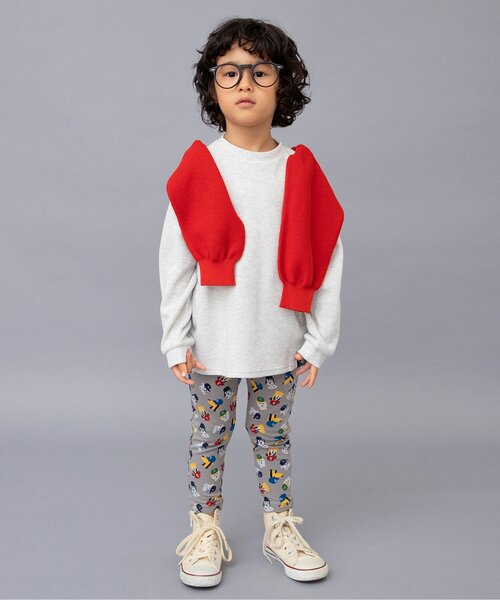 BREEZE（ブリーズ）の「【ジュニア対応】ニットカーディガン（カーディガン/ボレロ・キッズ・レッド/オフホワイト/ネイビー・90/100/110/120/80/130/140）」の4枚目の写真