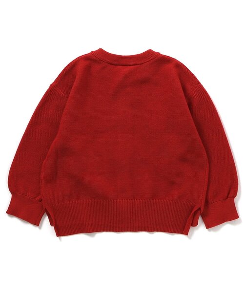 BREEZE（ブリーズ）の「【ジュニア対応】ニットカーディガン（カーディガン/ボレロ・キッズ・レッド/オフホワイト/ネイビー・90/100/110/120/80/130/140）」の10枚目の写真