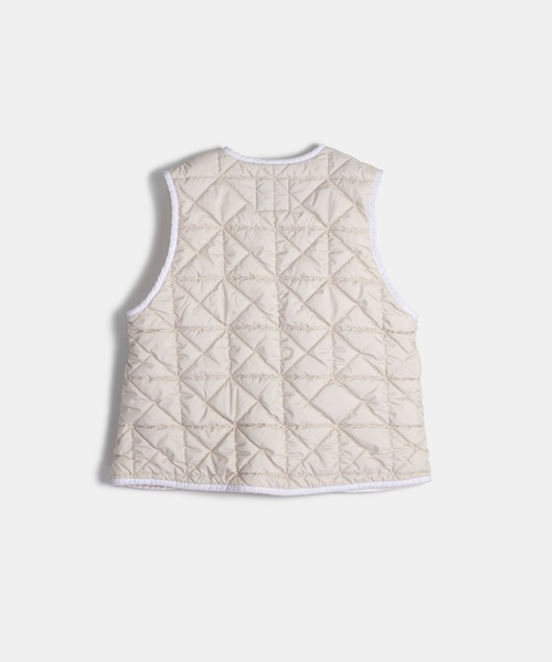 LAVENHAM(ラベンハム)の「Black Edition Washed Button Front Thornham Womens / ブラック エディション ウォッシュド ボタンフロント ソーンハム ウィメンズ(ベスト・レディース・オフホワイト/ダークブラック・10/8/6)」の14枚目の写真