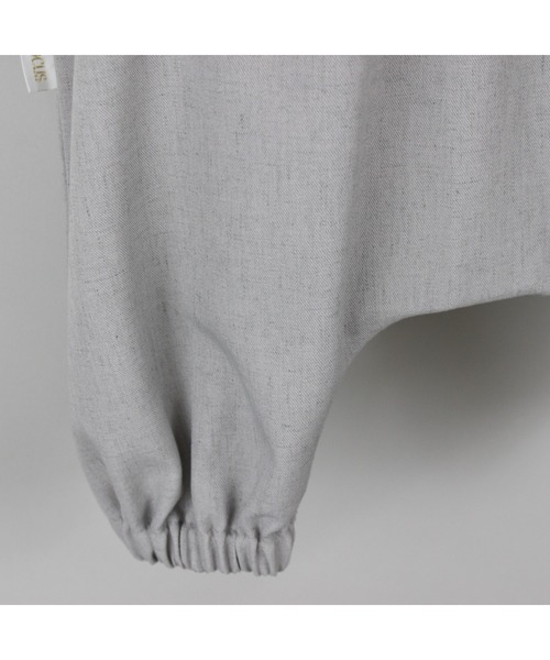 maarook(マルーク)の「杢ツイルリボンbabyロンパース(ロンパース・キッズ・グレー/オートミール・80cm/70cm)」の11枚目の写真