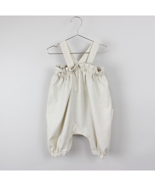 maarook(マルーク)の「杢ツイルリボンbabyロンパース(ロンパース・キッズ・グレー/オートミール・80cm/70cm)」の12枚目の写真