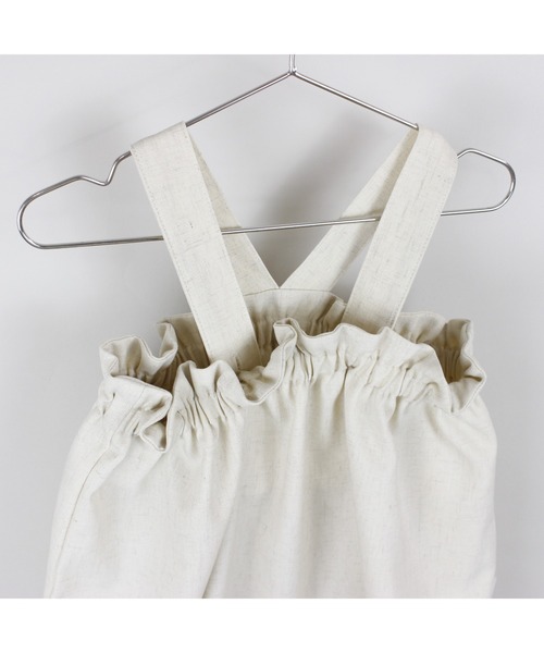 maarook(マルーク)の「杢ツイルリボンbabyロンパース(ロンパース・キッズ・グレー/オートミール・80cm/70cm)」の13枚目の写真