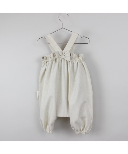 maarook(マルーク)の「杢ツイルリボンbabyロンパース(ロンパース・キッズ・グレー/オートミール・80cm/70cm)」の16枚目の写真